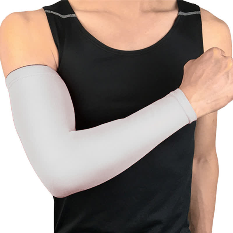 Manchons de sport respirants de couleur unie (2 paires) - Blanc - XXL - image 6