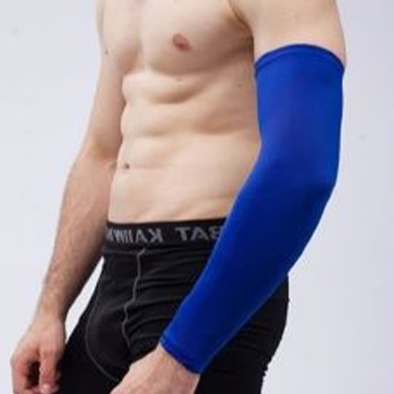 Manchons de sport respirants de couleur unie (2 paires) - image 1