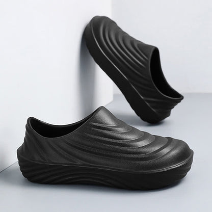 Chaussures de cuisine imperméables antidérapantes de couleur unie - image 19