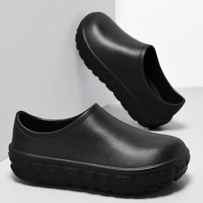 Chaussures de cuisine imperméables à enfiler et à la mode