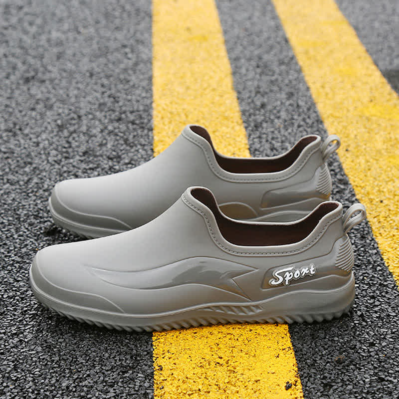 Chaussures de jardinage imperméables et antidérapantes de couleur unie - image 11