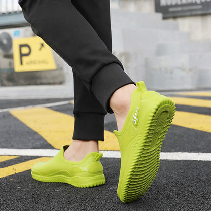 Chaussures de jardinage imperméables et antidérapantes de couleur unie
