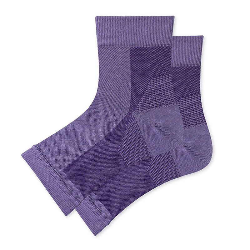 Chevillères de sport élastiques grande taille - Violet - XL - image 5