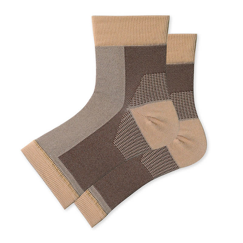 Chevillères de sport élastiques grande taille - Brun - XL - image 9