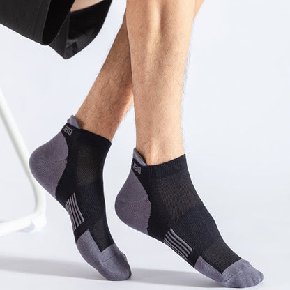 Chaussettes de compression respirantes et anti-transpiration pour le sport (5 paires) - image 6