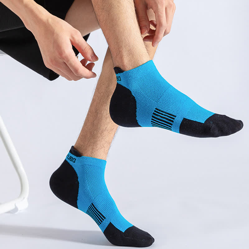 Chaussettes de compression respirantes et anti-transpiration pour le sport (5 paires) - image 4