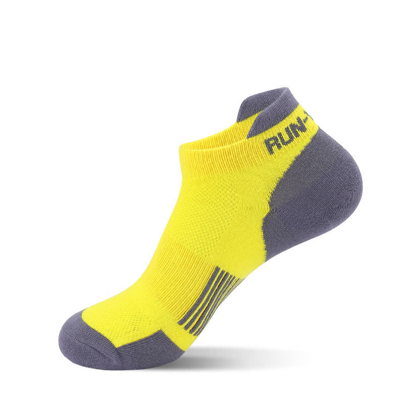 Chaussettes de compression respirantes et anti-transpiration pour le sport (5 paires) - Jaune - EU40-44 (US7-10) - image 8