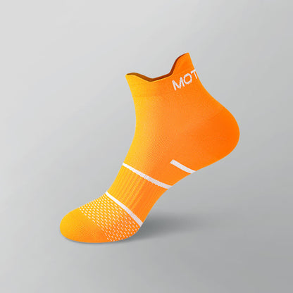 Chaussettes de compression respirantes à la cheville, fines et de couleur unie (6 paires) - Orange - EU38-44 (US5-10) - image 7