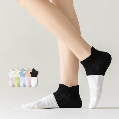 Chaussettes de compression respirantes et fines pour le sport (5 paires)