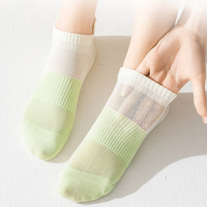 Chaussettes de compression respirantes et fines pour le sport (5 paires) - image 3