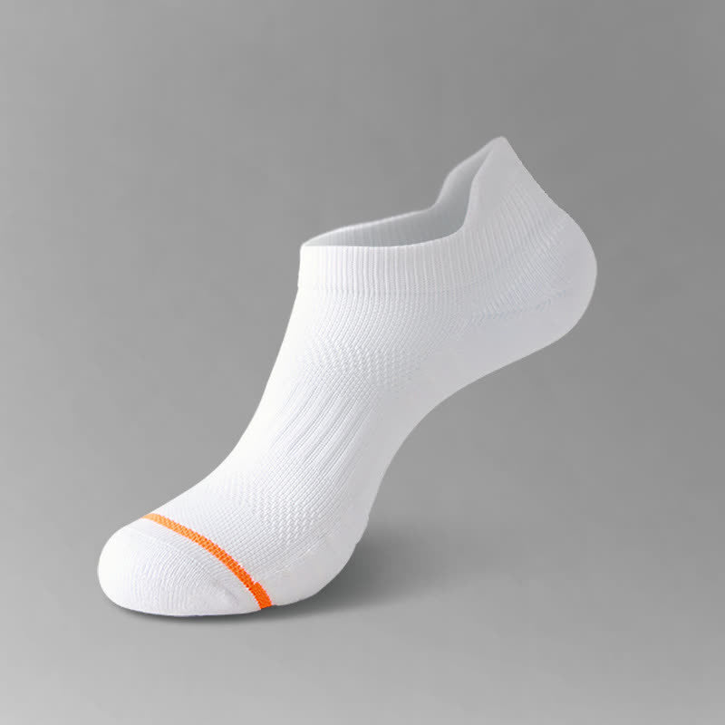 Chaussettes de compression en coton anti-transpiration pour le sport et la course à pied (5 paires) - Blanc - EU35-40 (US3-7) - image 13