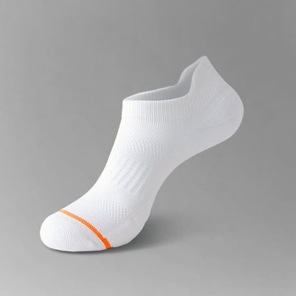 Chaussettes de compression en coton anti-transpiration pour le sport et la course à pied (5 paires) - Blanc - EU35-40 (US3-7) - image 13