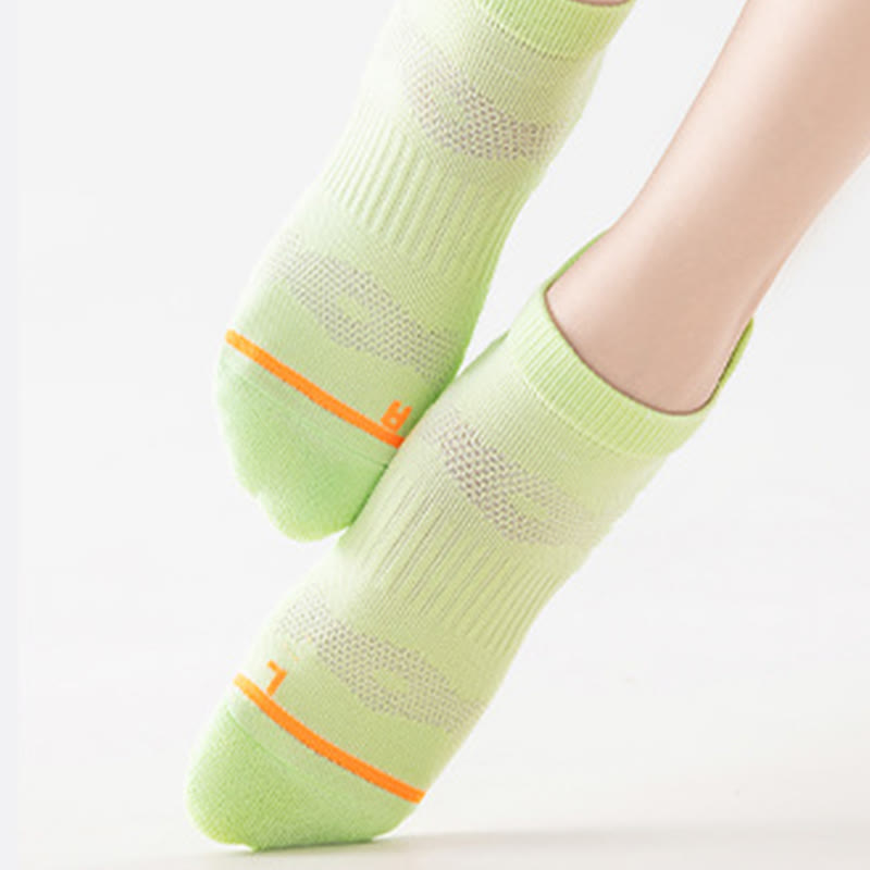 Chaussettes de compression en coton anti-transpiration pour le sport et la course à pied (5 paires)