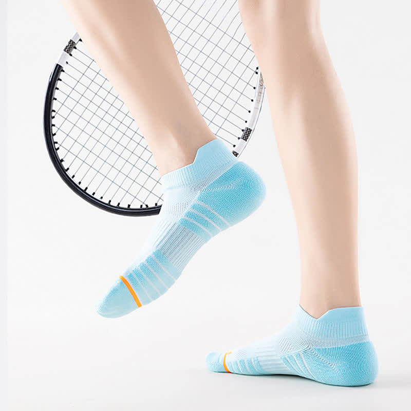 Chaussettes de compression en coton anti-transpiration pour le sport et la course à pied (5 paires)