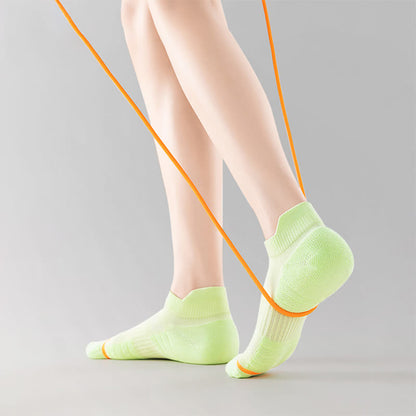 Chaussettes de compression en coton anti-transpiration pour le sport et la course à pied (5 paires)