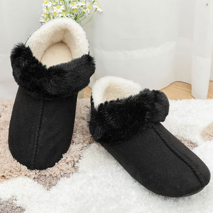Chaussons moelleux antidérapants grande taille - Noir - EU44-45 (US10-11) - image 11