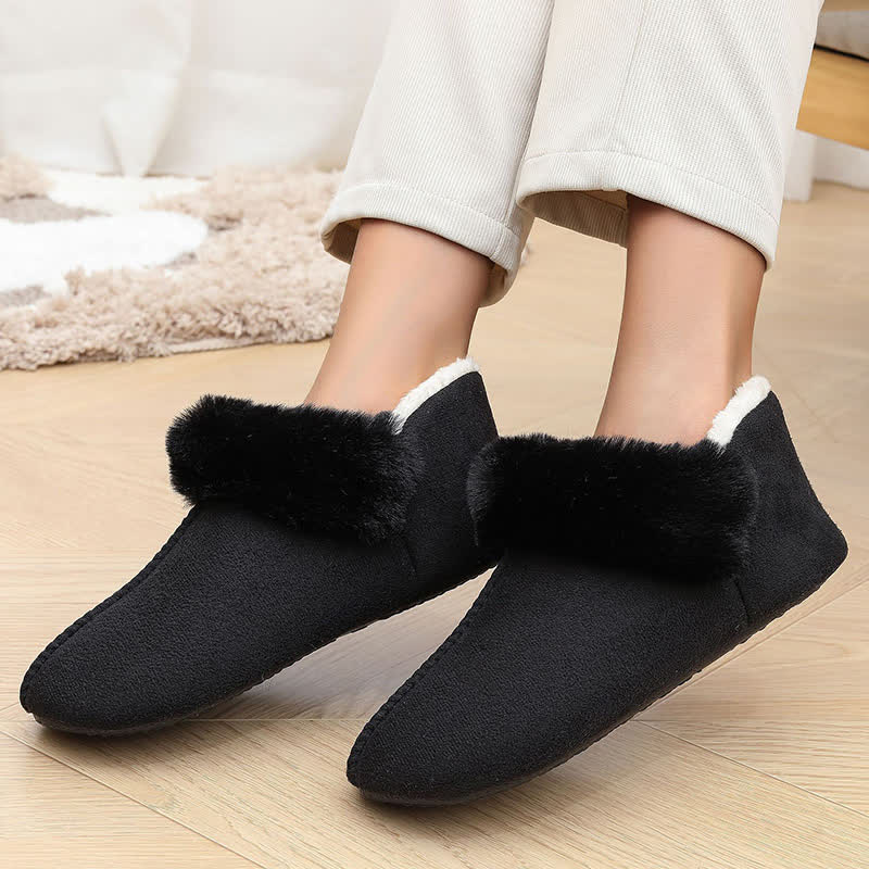 Chaussons moelleux antidérapants grande taille - image 9