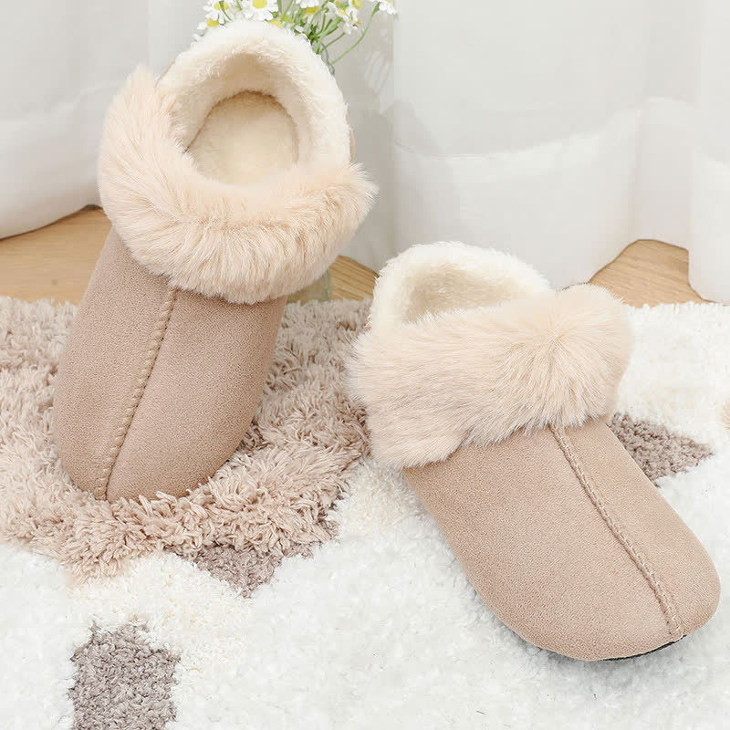 Chaussons moelleux antidérapants grande taille - Kaki - EU44-45 (US10-11) - image 6