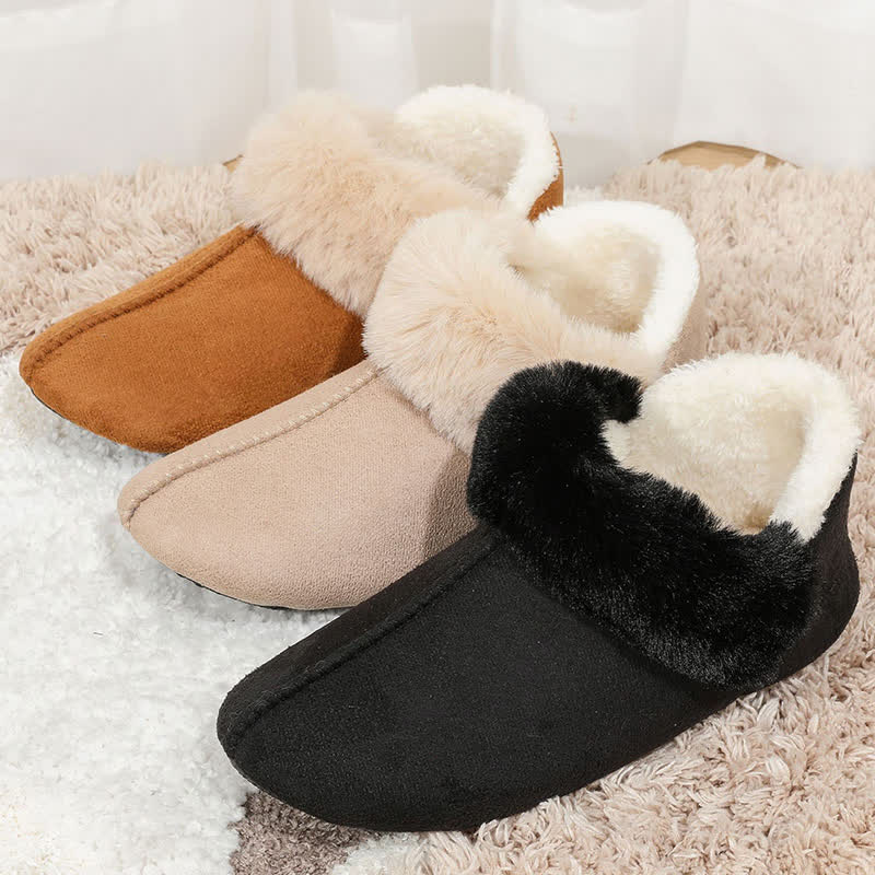 Chaussons moelleux antidérapants grande taille - image 3