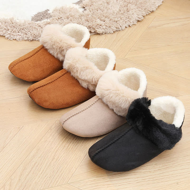 Chaussons moelleux antidérapants grande taille - image 4