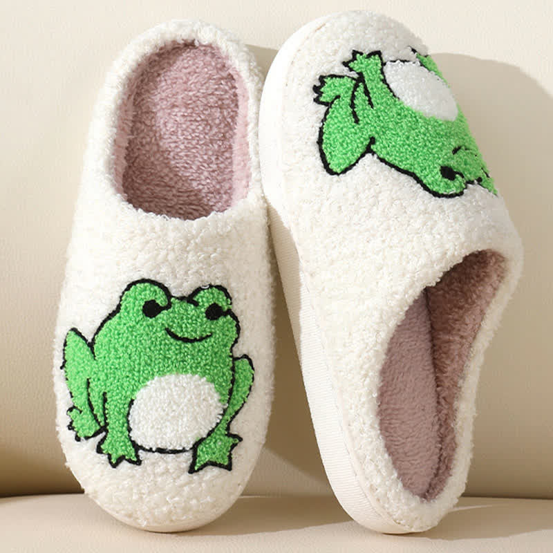 Chaussons en peluche grande taille à imprimé animal - image 9