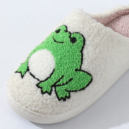 Chaussons en peluche grande taille à imprimé animal - image 10