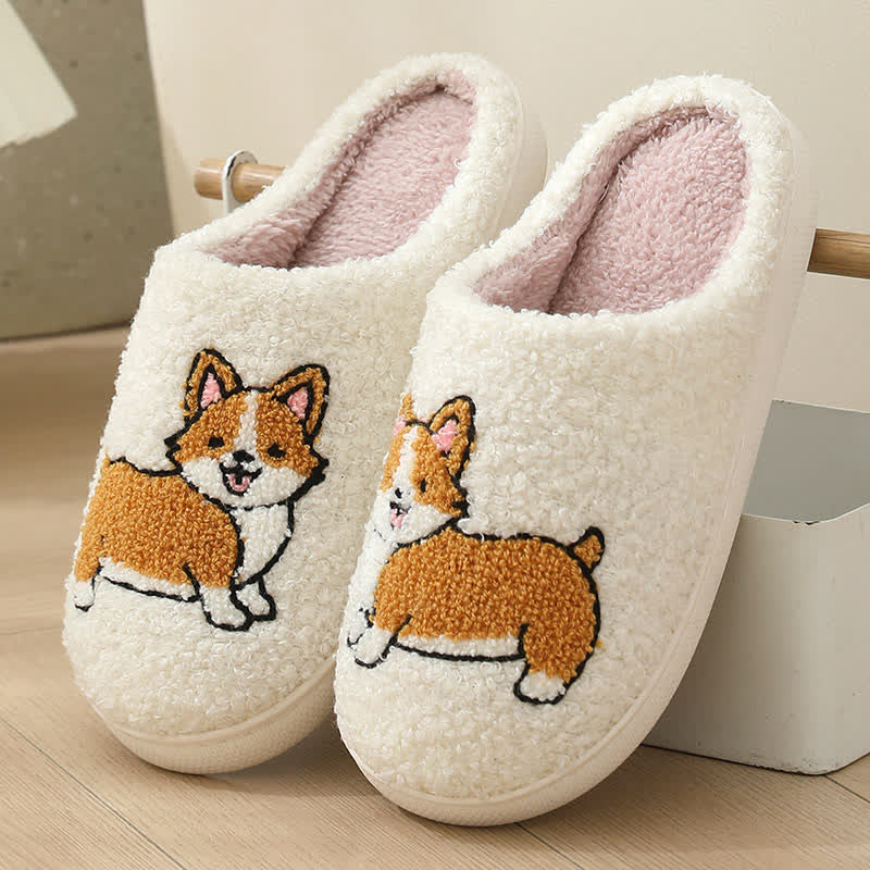 Chaussons en peluche grande taille à imprimé animal - UN - EU43-44 (US9-10) - image 6
