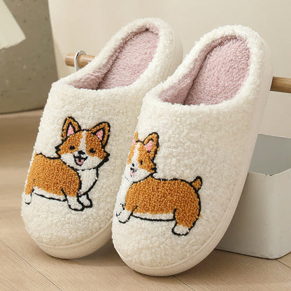 Chaussons en peluche grande taille à imprimé animal - UN - EU43-44 (US9-10) - image 6