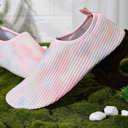Chaussons de plage tie-dye grande taille