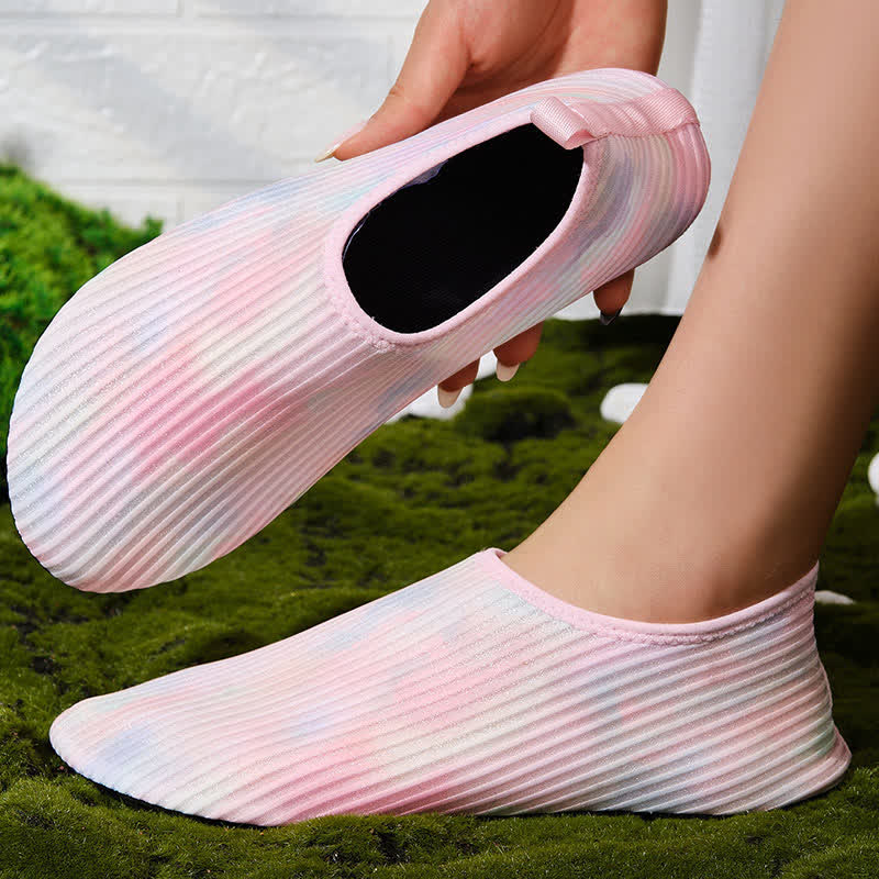 Chaussons de plage tie-dye grande taille