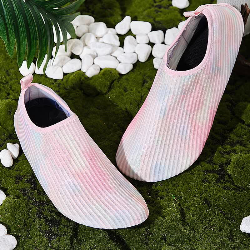 Chaussons de plage tie-dye grande taille