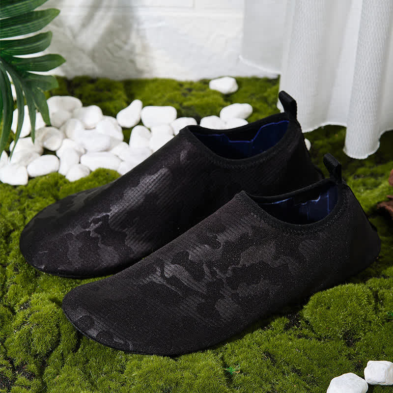 Chaussons de plage tie-dye grande taille - Noir - EU46-47 (US12-12.5) - image 13