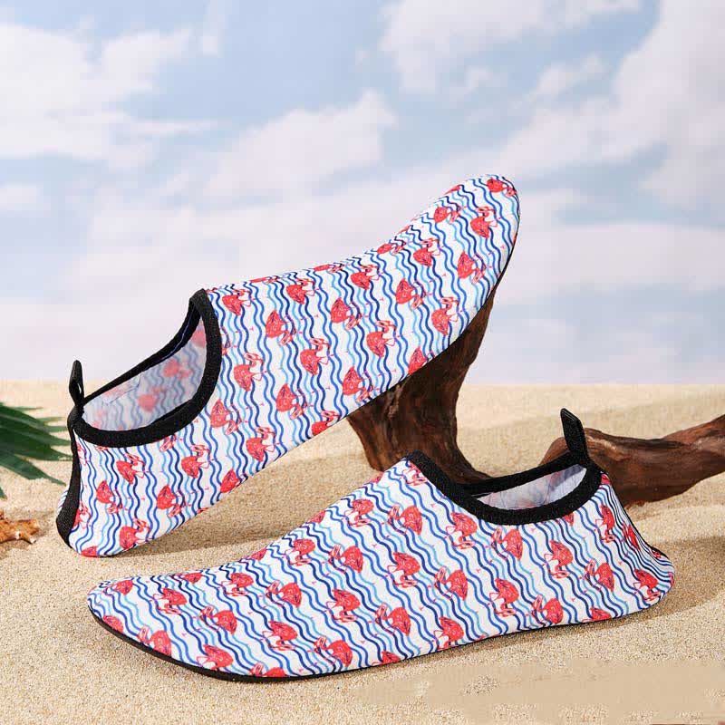 Chaussons de plage respirants et antidérapants à motifs colorés - image 9
