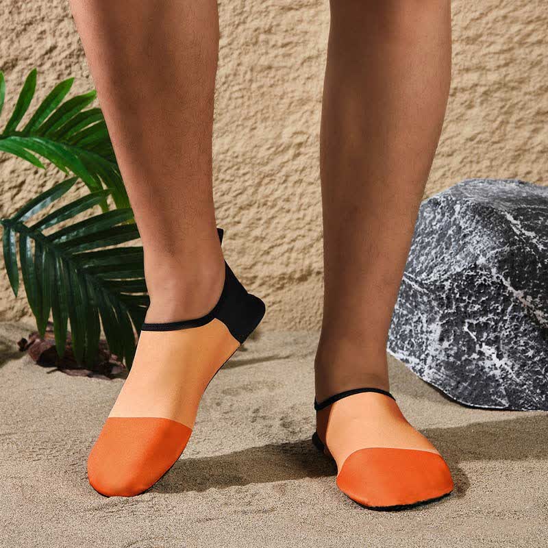 Chaussons de plage respirants et antidérapants à motifs colorés