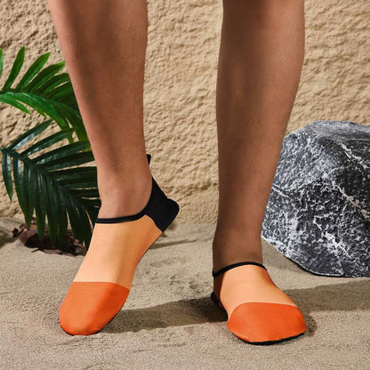 Chaussons de plage respirants et antidérapants à motifs colorés