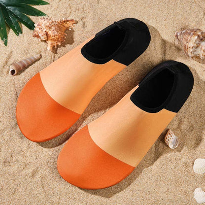 Chaussons de plage respirants et antidérapants à motifs colorés