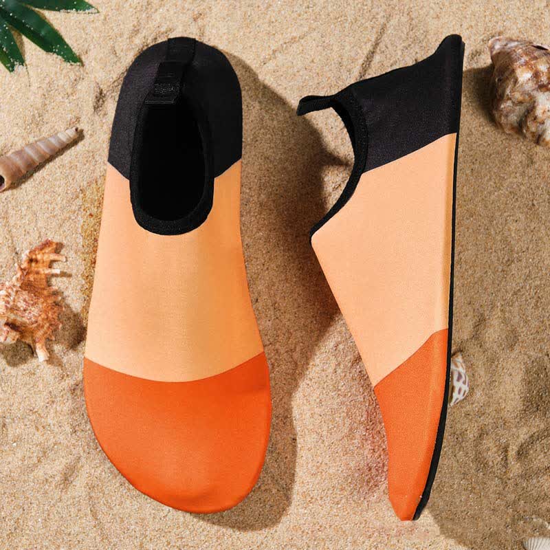 Chaussons de plage respirants et antidérapants à motifs colorés