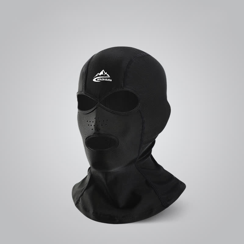 Masque facial respirant pour protection solaire en extérieur - Noir - Taille unique - image 6