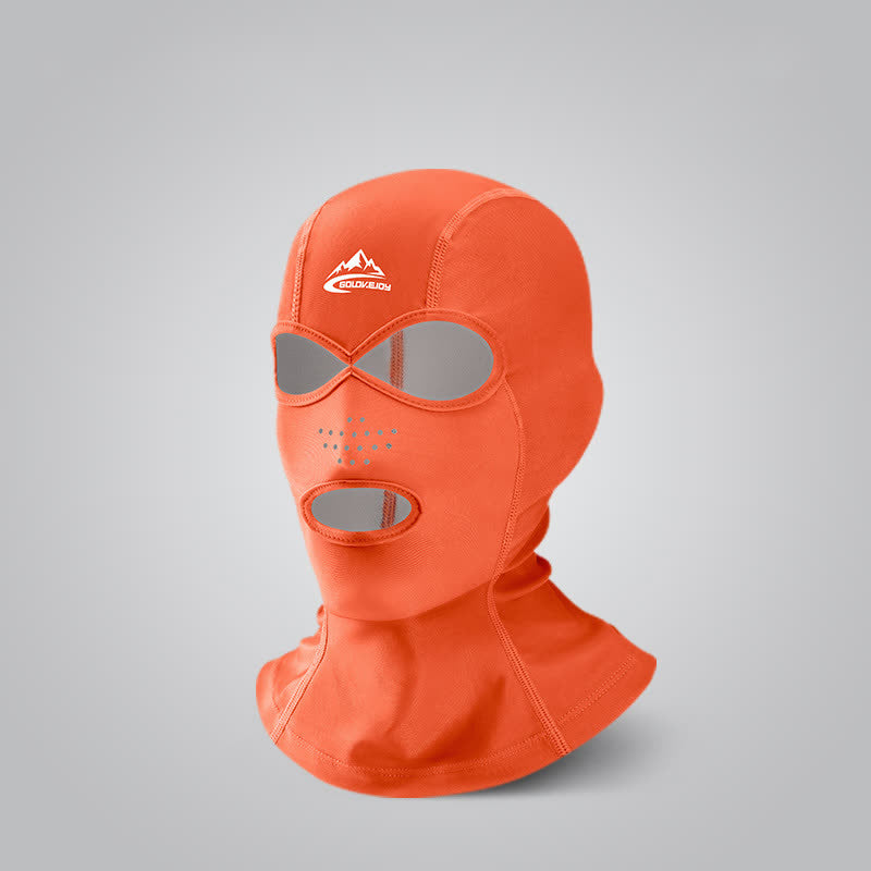 Masque facial respirant pour protection solaire en extérieur - Orange - Taille unique - image 4