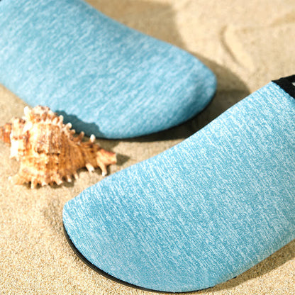 Chaussons d'intérieur antidérapants de couleur unie