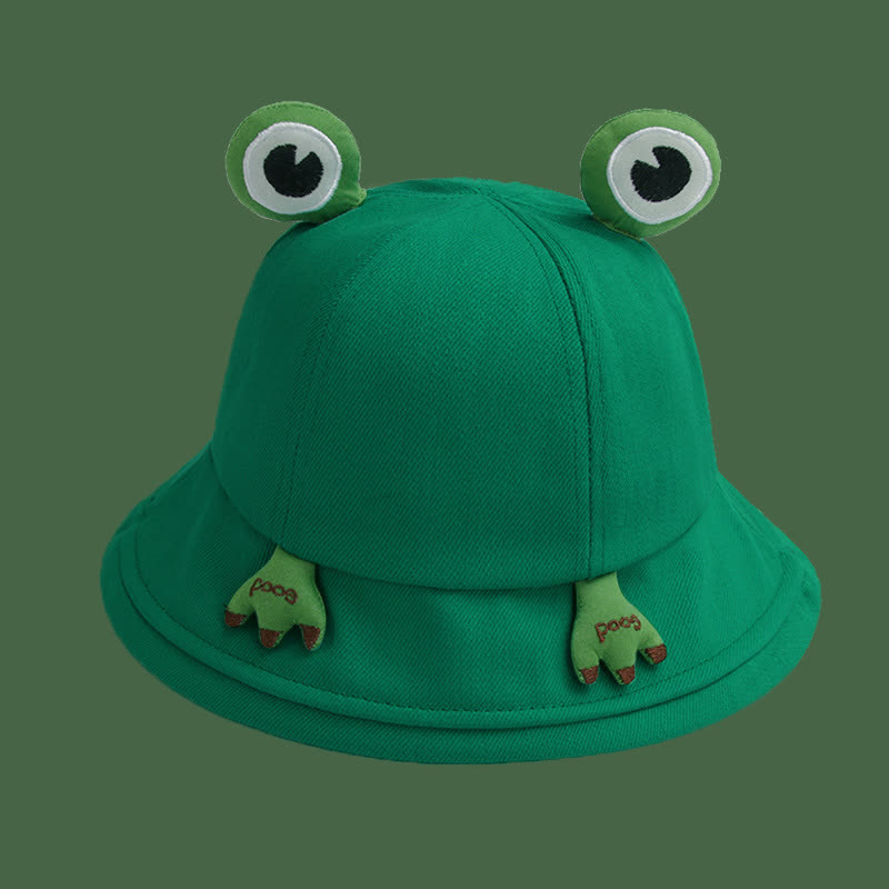 Joli chapeau bob à motif grenouille - Vert - Taille unique - image 8