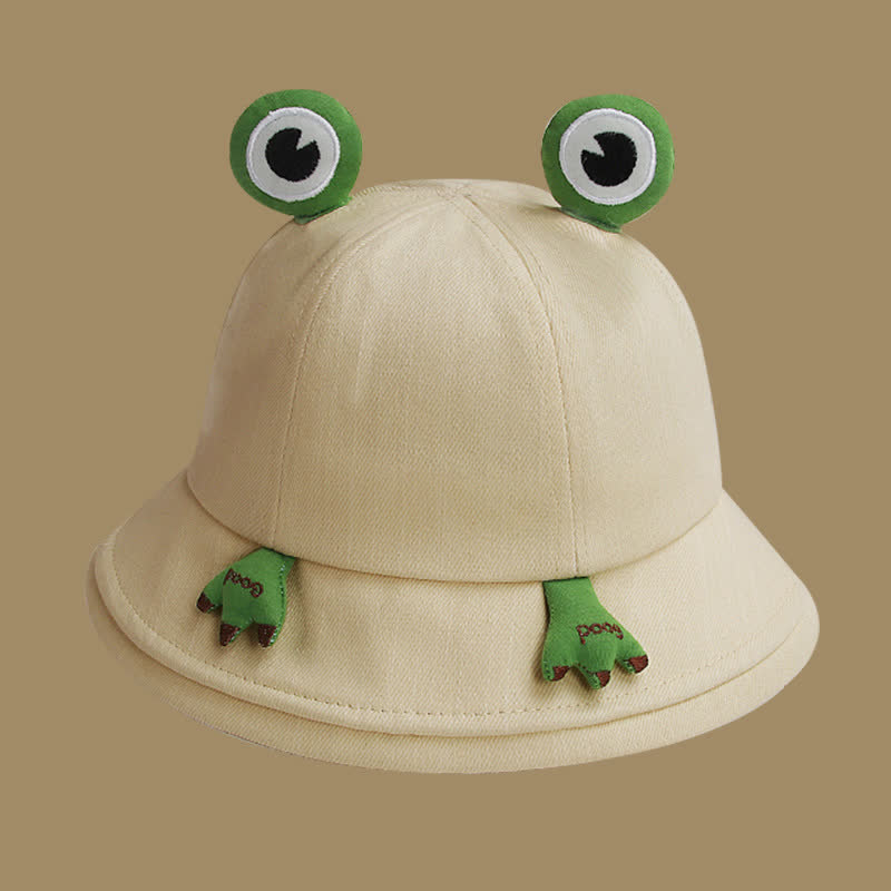 Joli chapeau bob à motif grenouille - Kaki - Taille unique - image 10