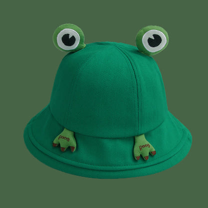 Joli chapeau bob à motif grenouille - Vert - Taille unique - image 9