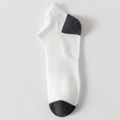 Chaussettes de sport respirantes à blocs de couleurs grande taille (6 paires)