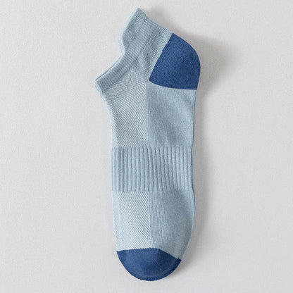 Chaussettes de sport respirantes à blocs de couleurs grande taille (6 paires)