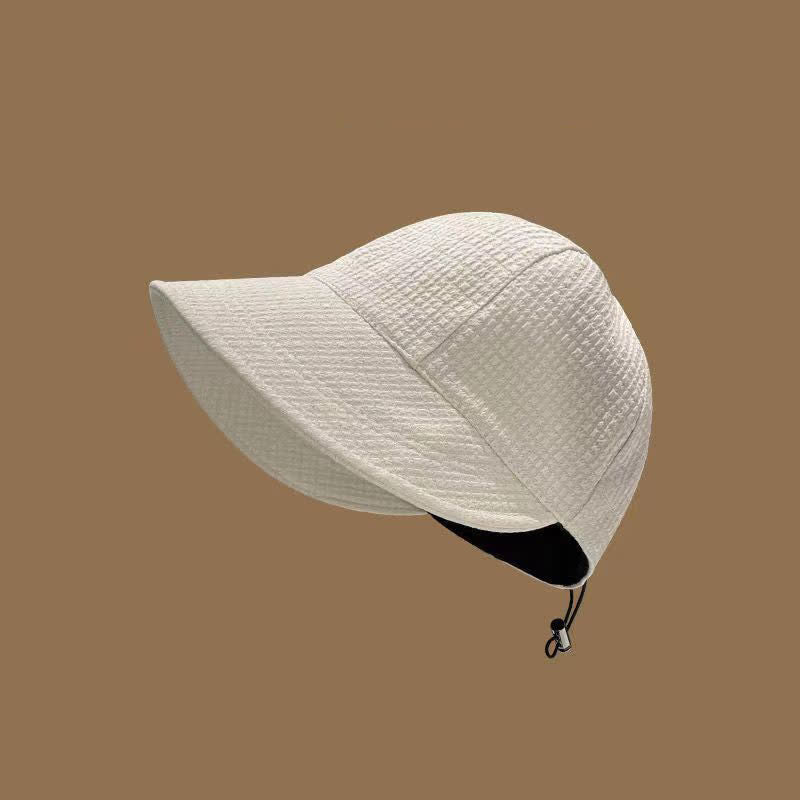 Chapeau bob à visière gaufrée - Beige - Taille unique - image 7