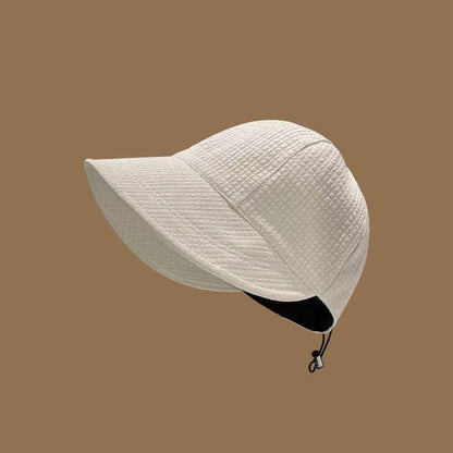Chapeau bob à visière gaufrée - Beige - Taille unique - image 7