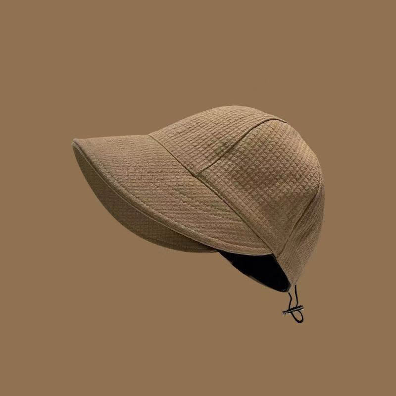 Chapeau bob à visière gaufrée - Café - Taille unique - image 10
