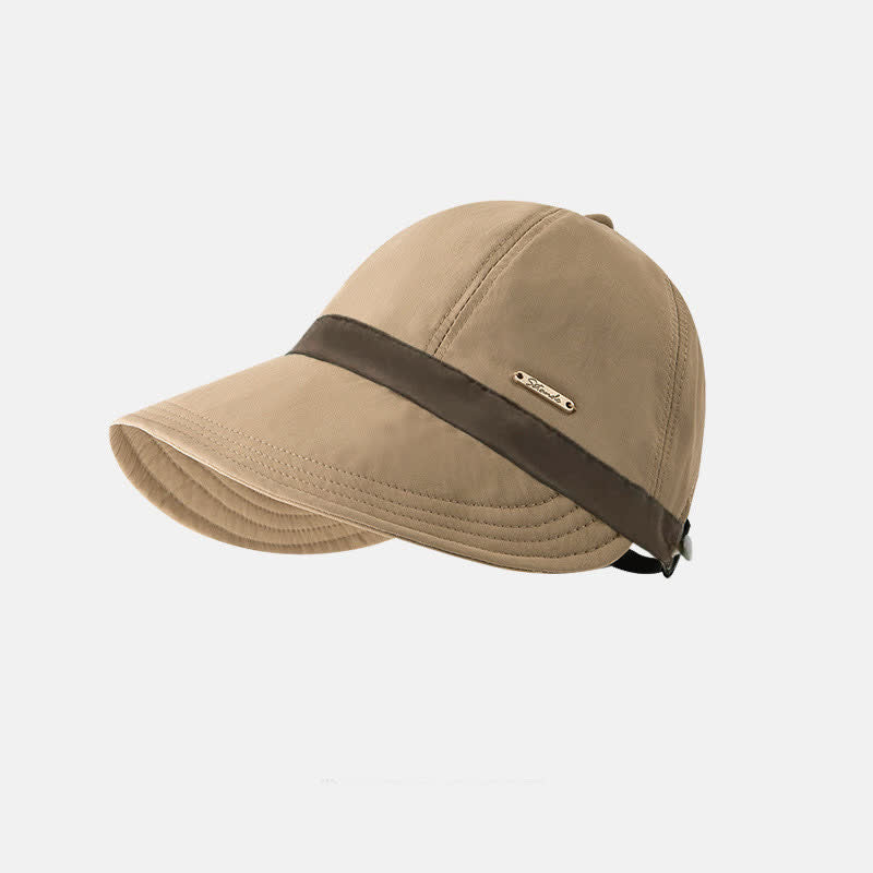 Chapeau pare-soleil à blocs de couleurs - Kaki - Taille unique - image 3