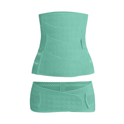 Ensemble de ceinture abdominale respirante de couleur unie - Vert - XXL - image 18